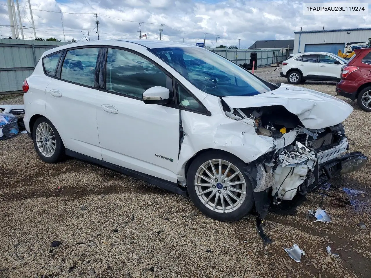 2016 Ford C-Max Se VIN: 1FADP5AU2GL119274 Lot: 57859076