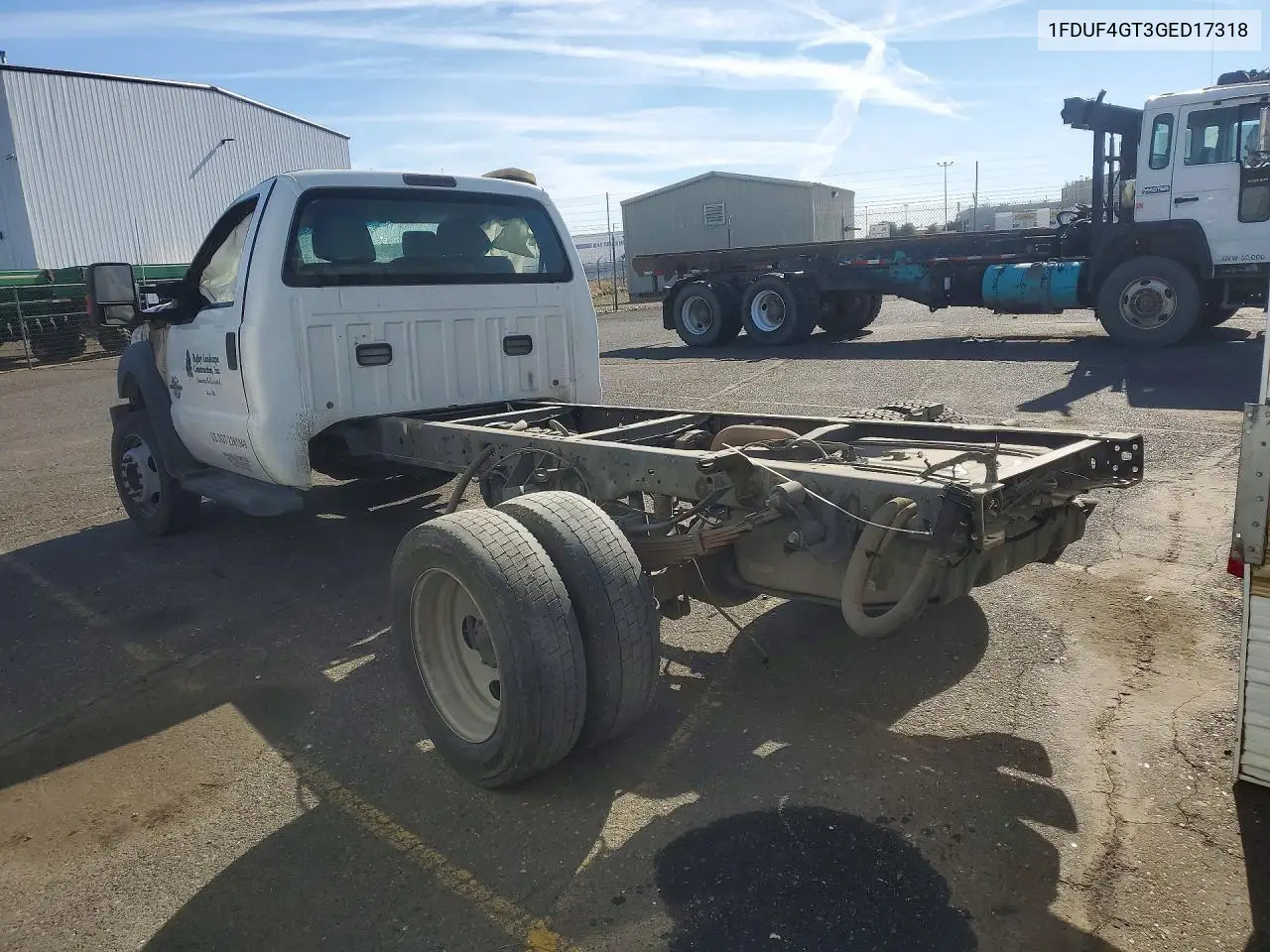 2016 Ford F450 Super Duty VIN: 1FDUF4GT3GED17318 Lot: 58098266