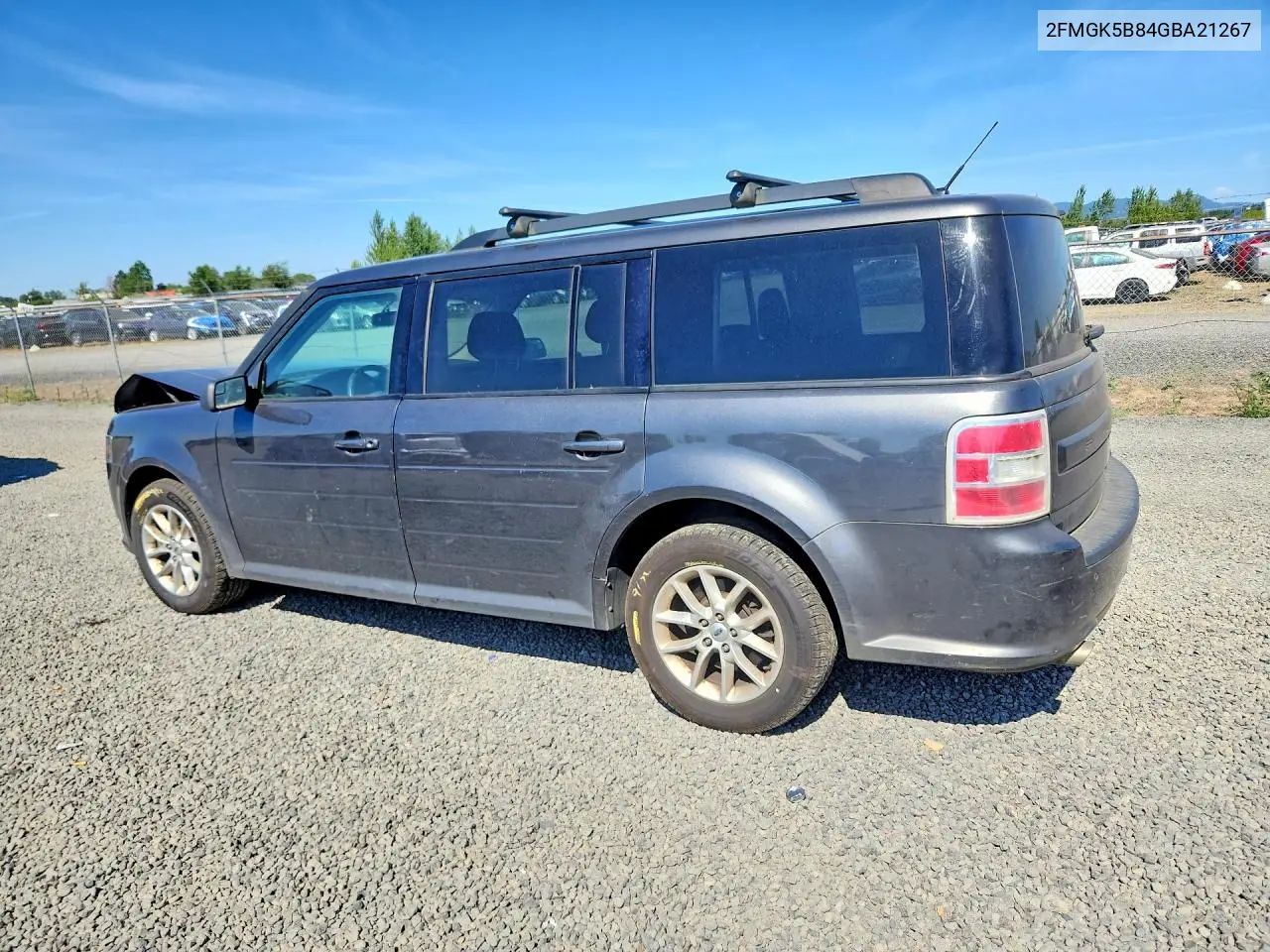 2016 Ford Flex Se VIN: 2FMGK5B84GBA21267 Lot: 58450776