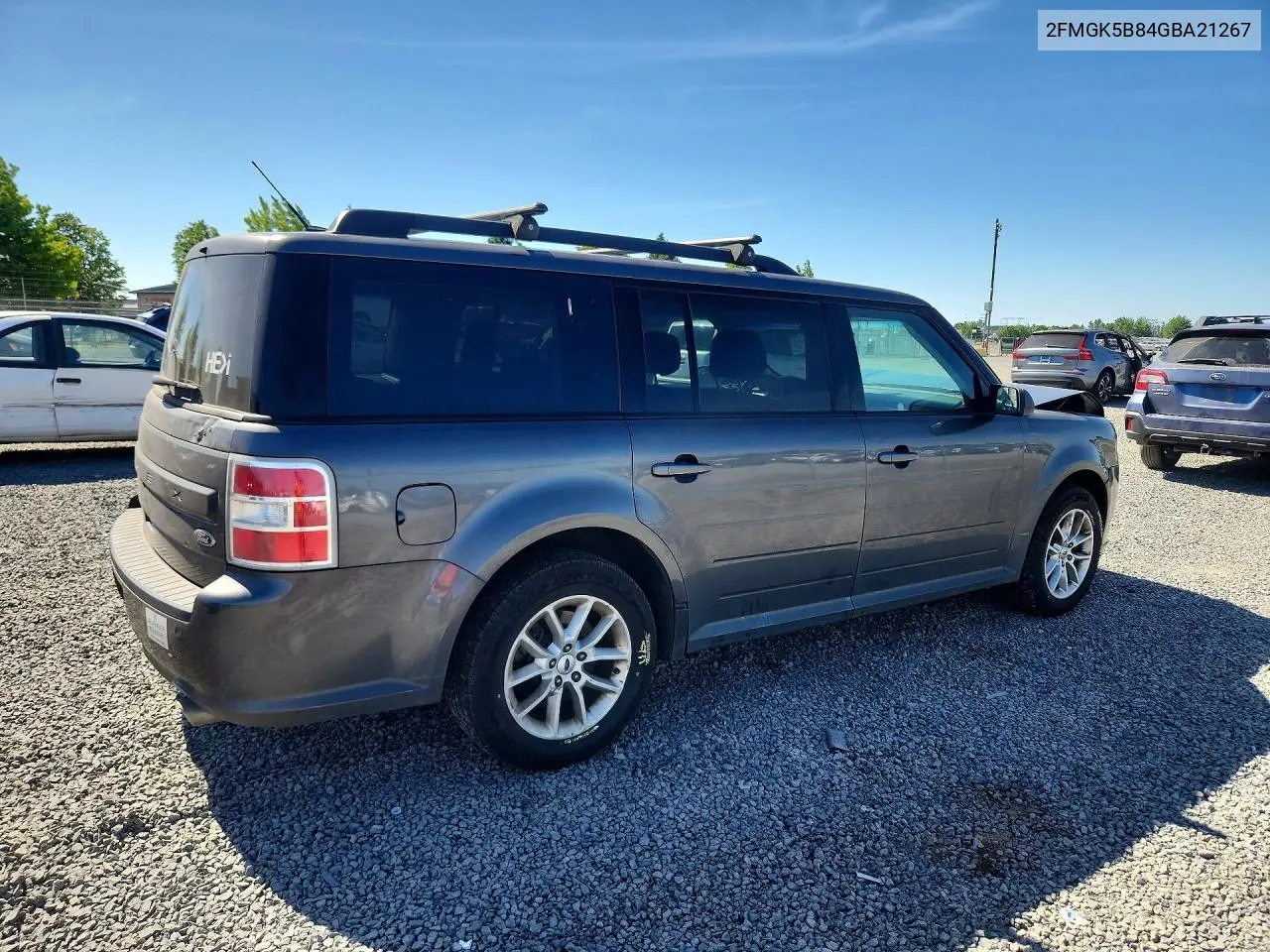 2016 Ford Flex Se VIN: 2FMGK5B84GBA21267 Lot: 58450776