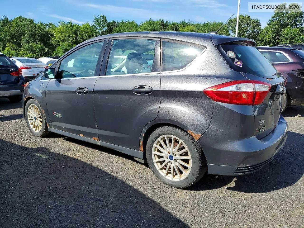 2016 Ford C-Max Premium Sel VIN: 1FADP5CU8GL112570 Lot: 58572906