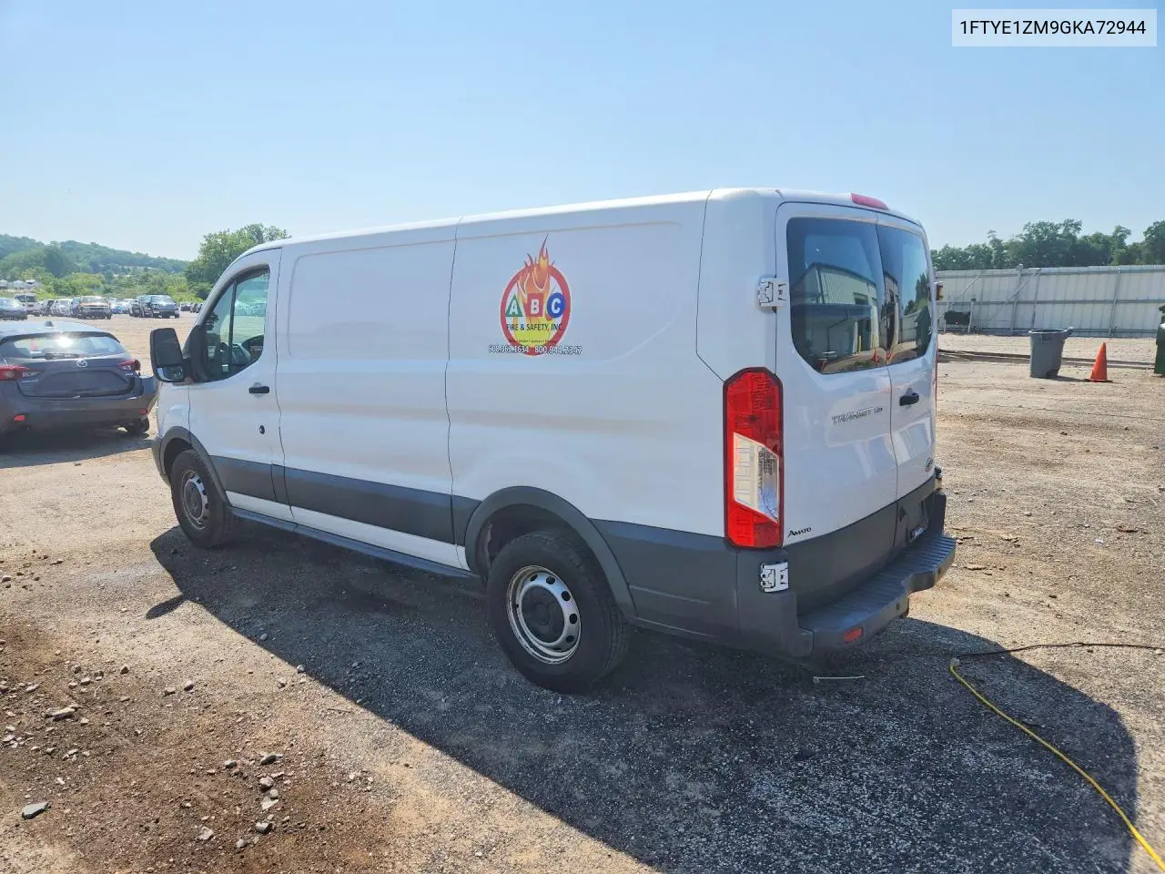 2016 Ford Transit T-150 Delivery Van VIN: 1FTYE1ZM9GKA72944 Lot: 59877976