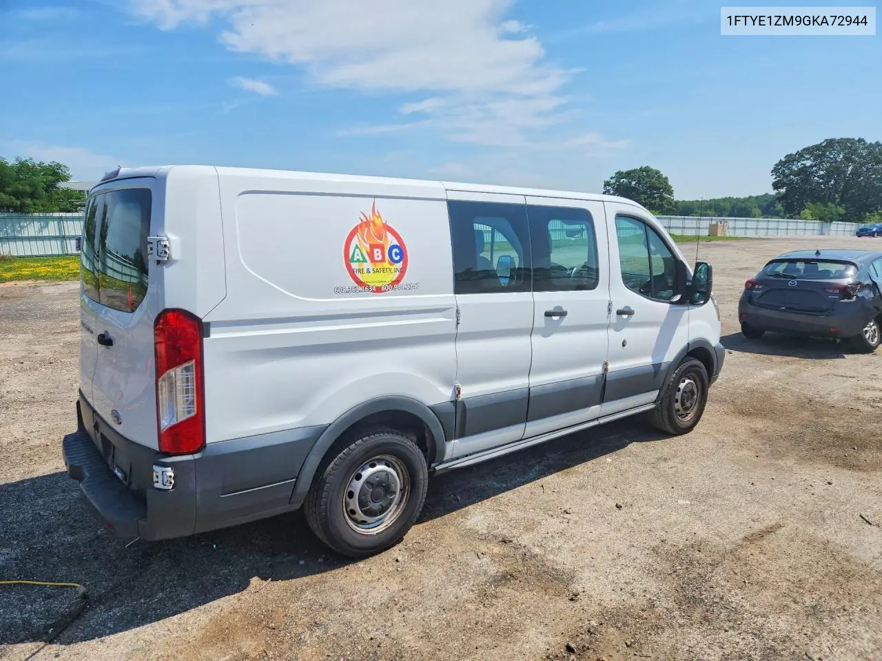 2016 Ford Transit T-150 Delivery Van VIN: 1FTYE1ZM9GKA72944 Lot: 59877976