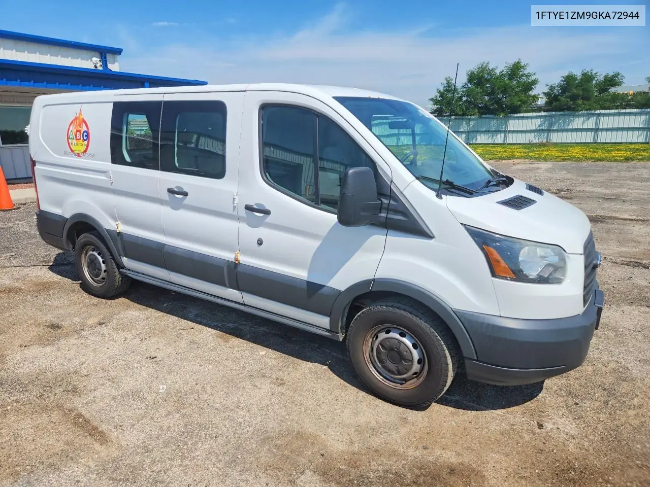 2016 Ford Transit T-150 Delivery Van VIN: 1FTYE1ZM9GKA72944 Lot: 59877976