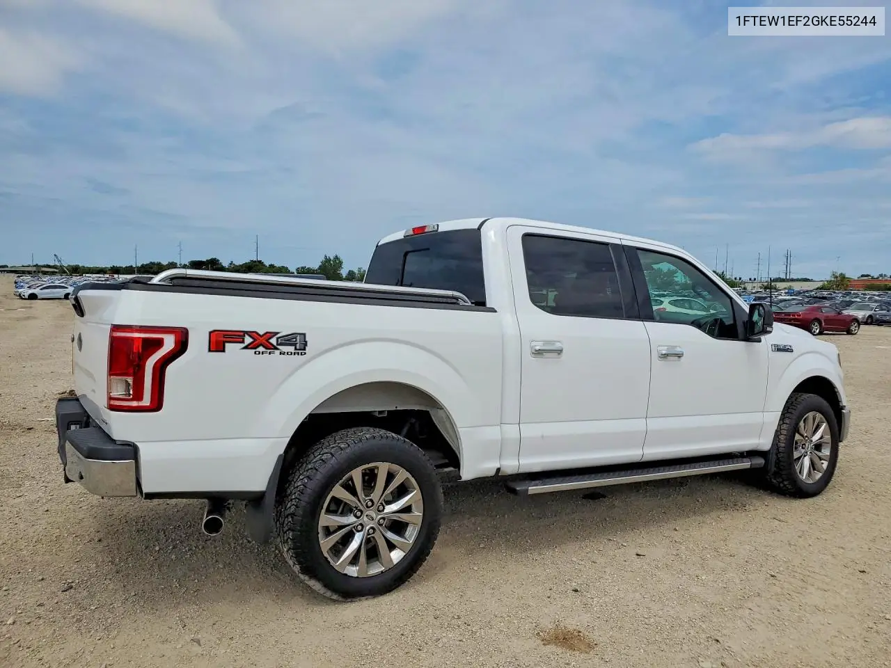 2016 Ford F150 Supercrew VIN: 1FTEW1EF2GKE55244 Lot: 61810706