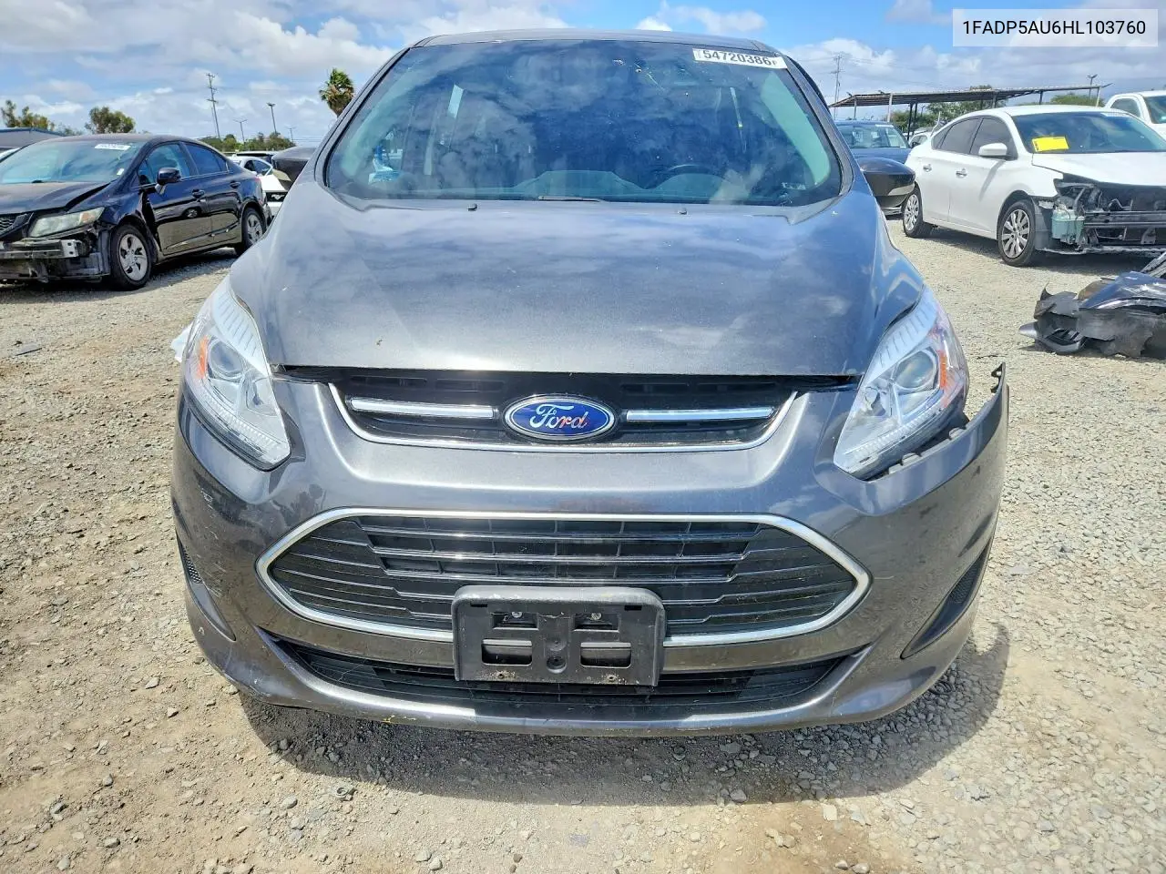 2017 Ford C-Max Se VIN: 1FADP5AU6HL103760 Lot: 54720386