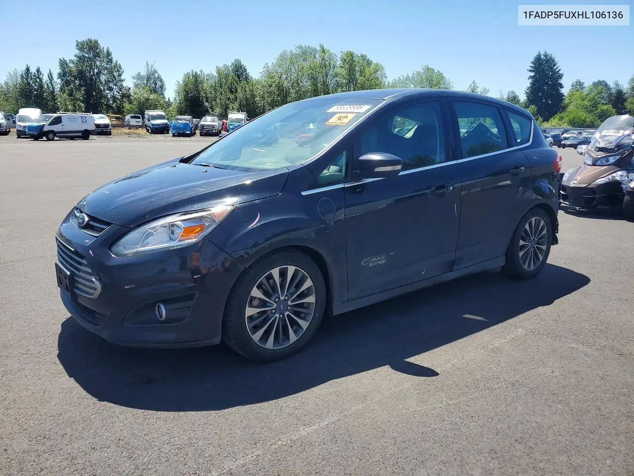 2017 Ford C-Max Titanium VIN: 1FADP5FUXHL106136 Lot: 55638696