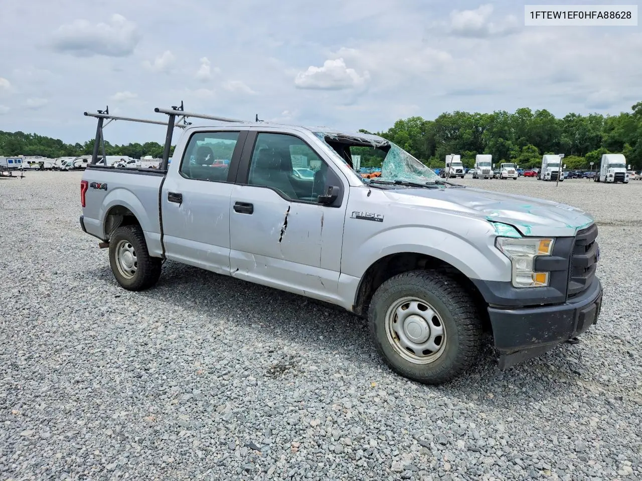 2017 Ford F150 Supercrew VIN: 1FTEW1EF0HFA88628 Lot: 56289266