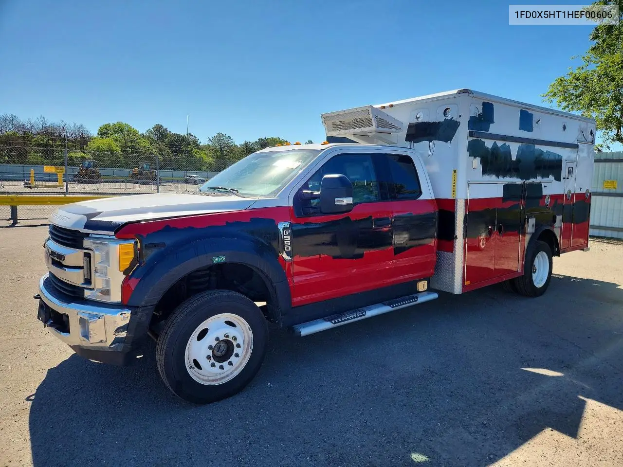 2017 Ford F550 Super Duty VIN: 1FD0X5HT1HEF00606 Lot: 56371246