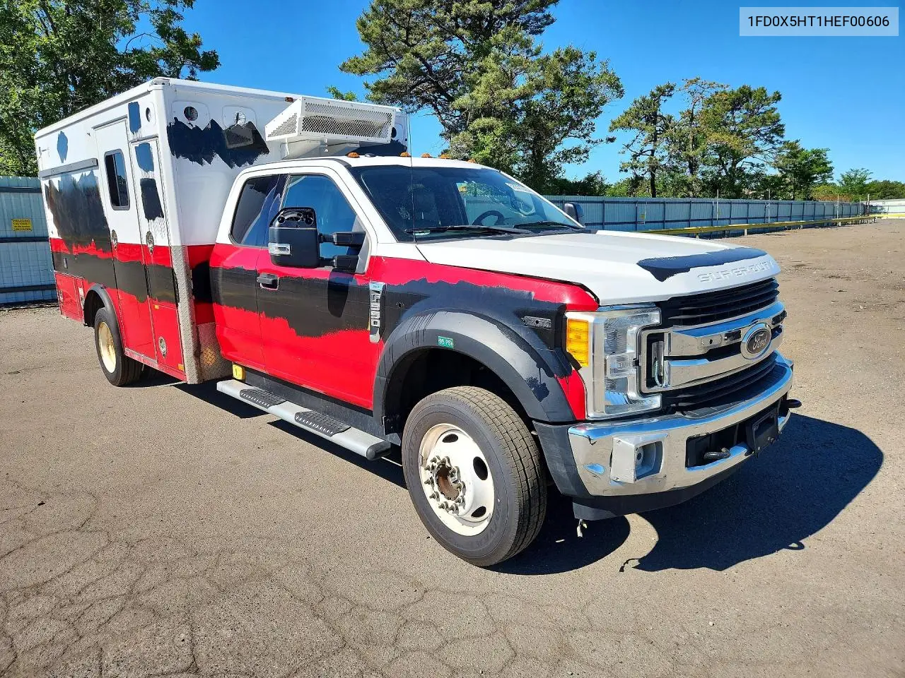 2017 Ford F550 Super Duty VIN: 1FD0X5HT1HEF00606 Lot: 56371246