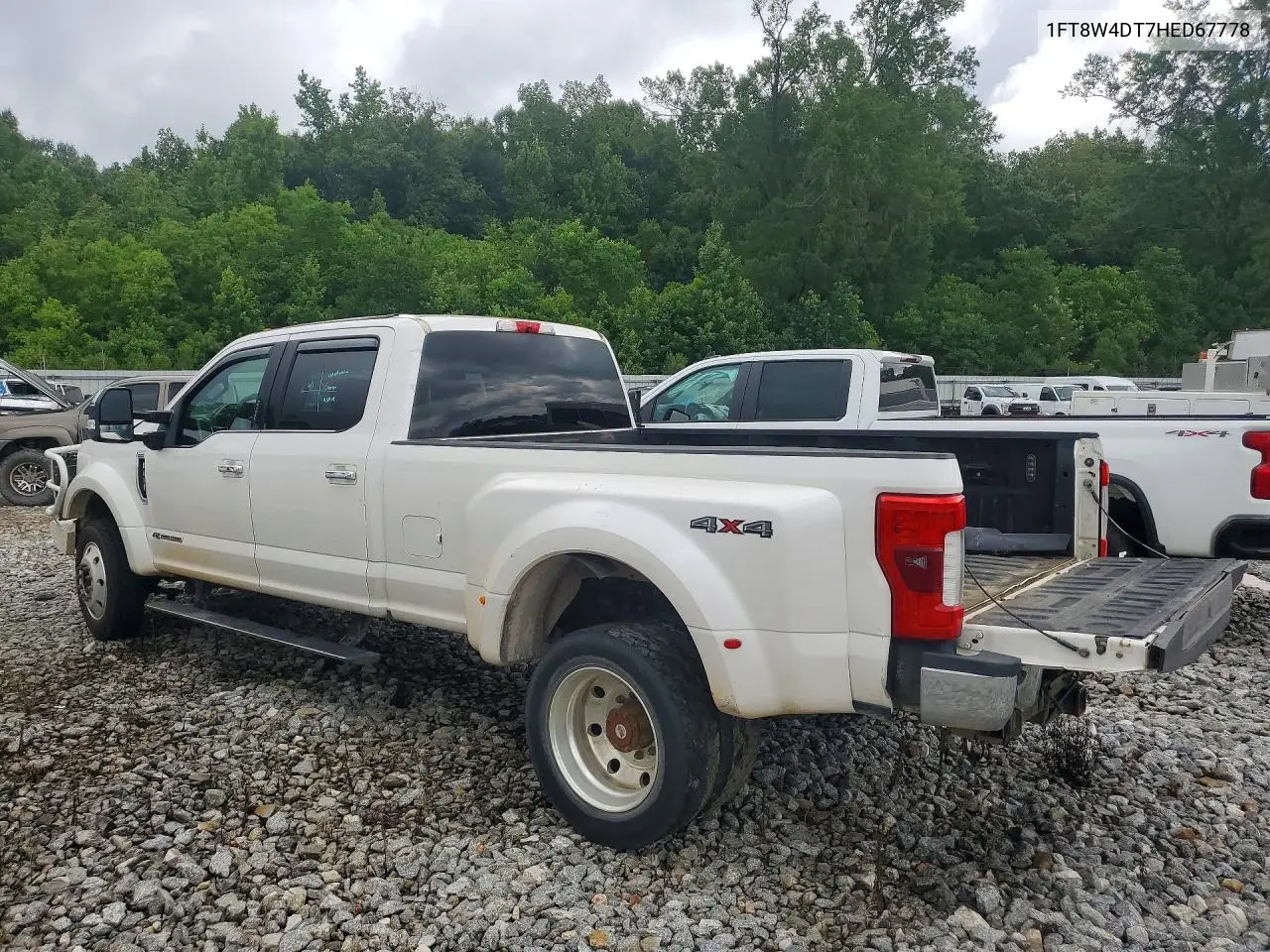 2017 Ford F450 Super Duty VIN: 1FT8W4DT7HED67778 Lot: 57326996