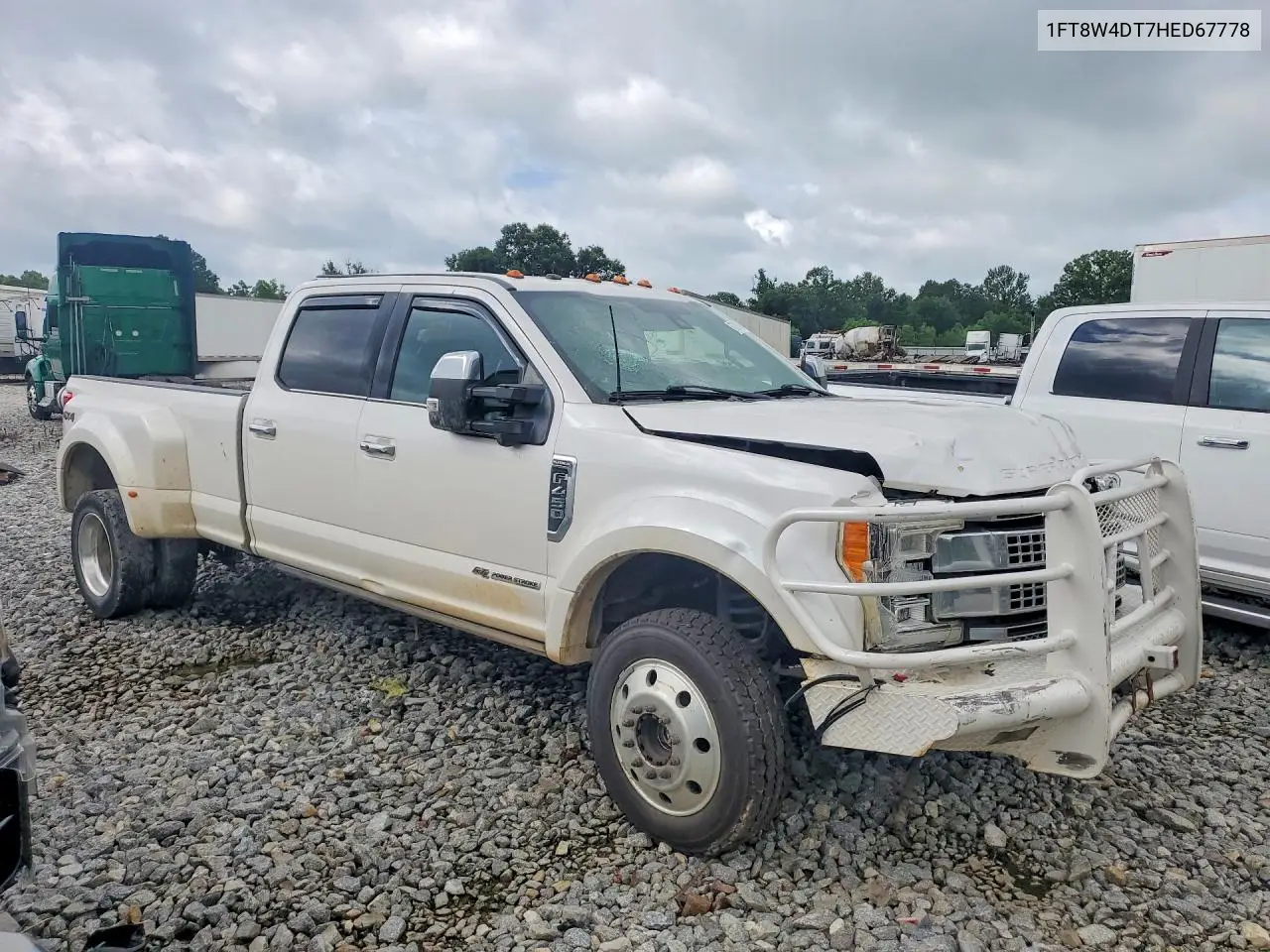 2017 Ford F450 Super Duty VIN: 1FT8W4DT7HED67778 Lot: 57326996