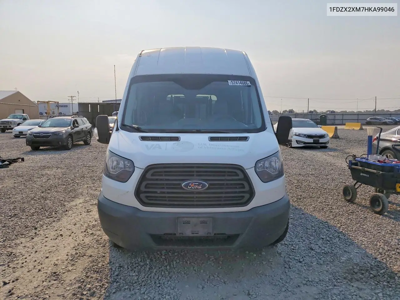 2017 Ford Transit T-350 VIN: 1FDZX2XM7HKA99046 Lot: 57414686