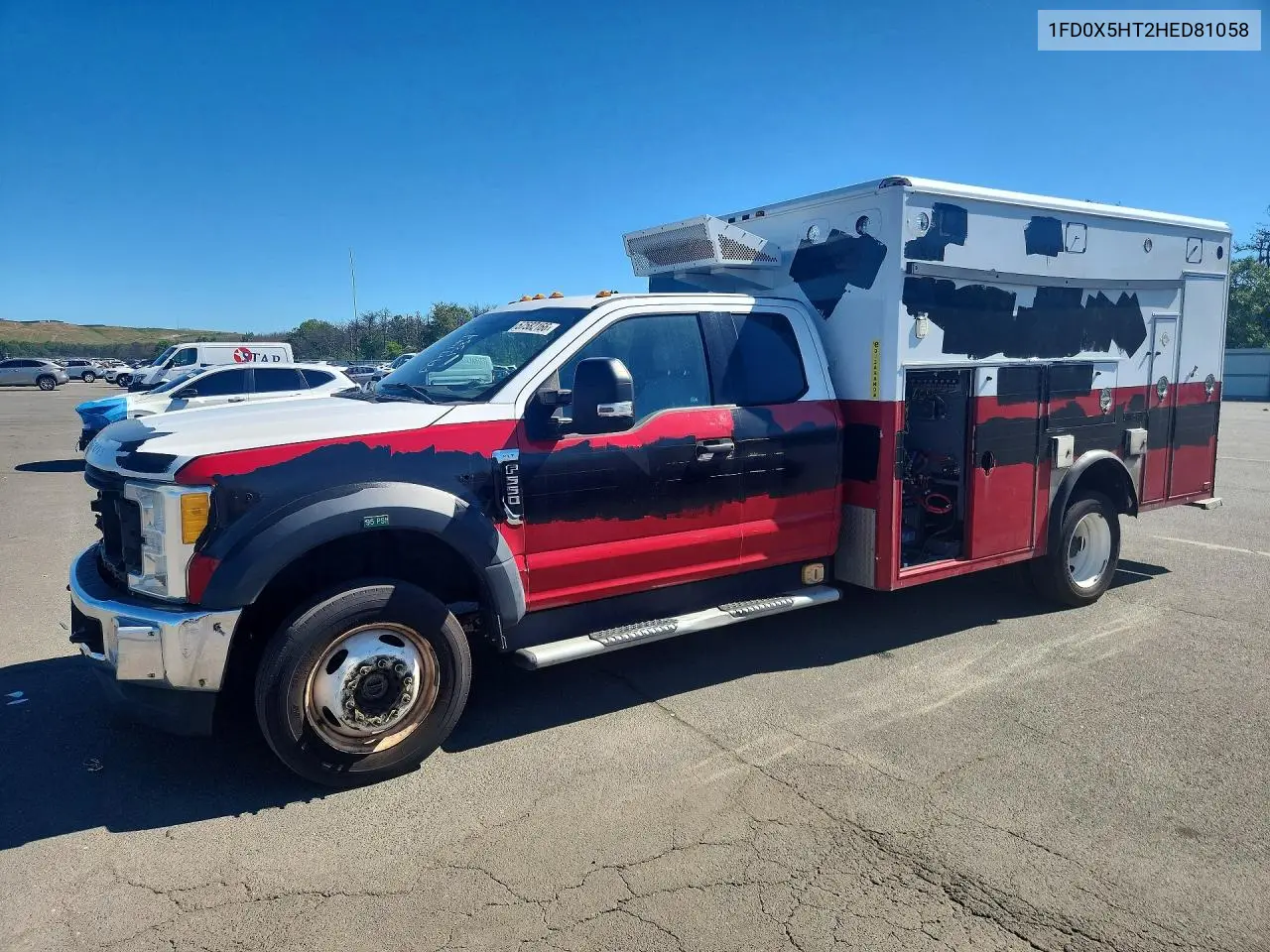 2017 Ford F550 Super Duty VIN: 1FD0X5HT2HED81058 Lot: 57582166