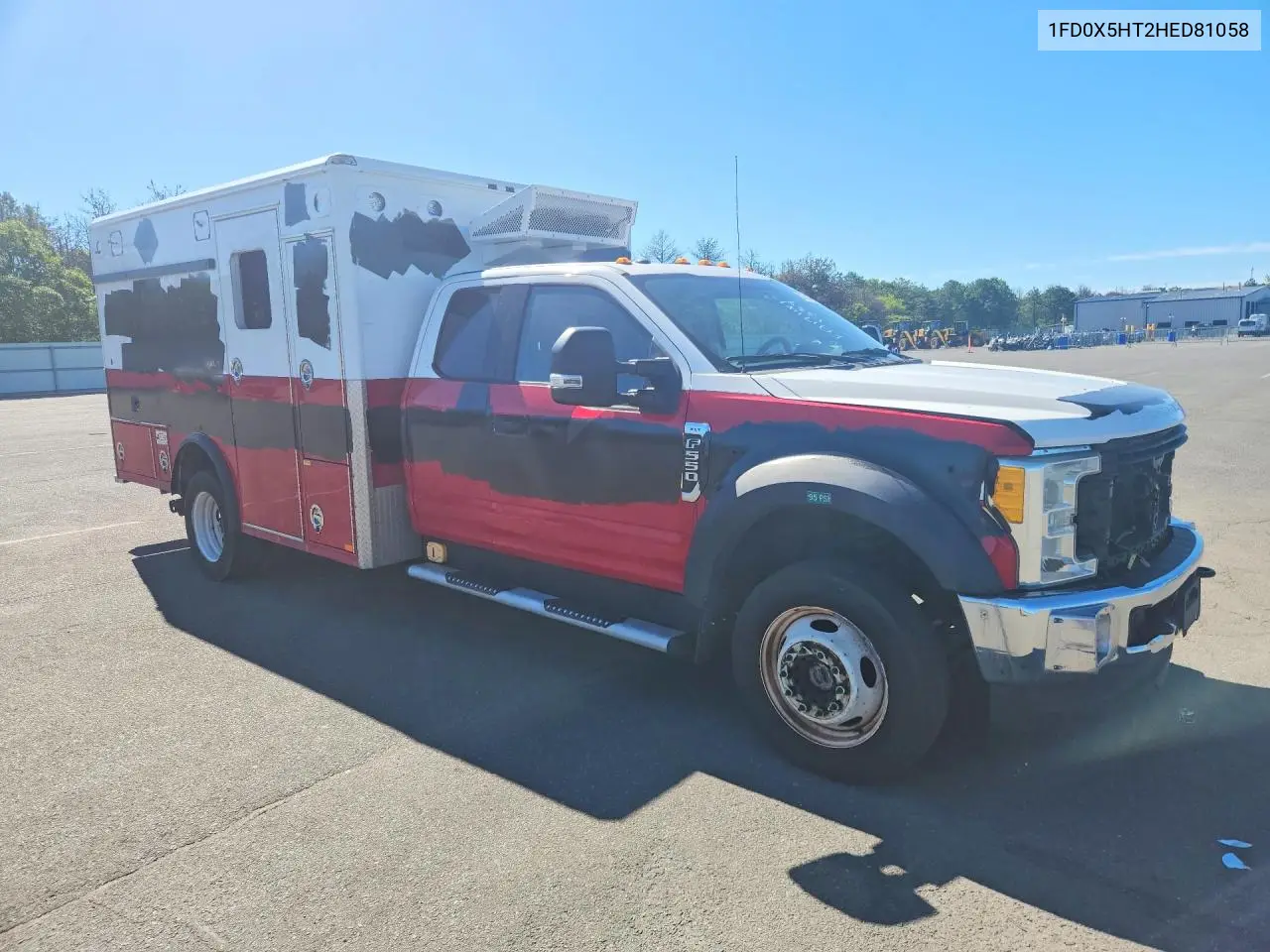 2017 Ford F550 Super Duty VIN: 1FD0X5HT2HED81058 Lot: 57582166