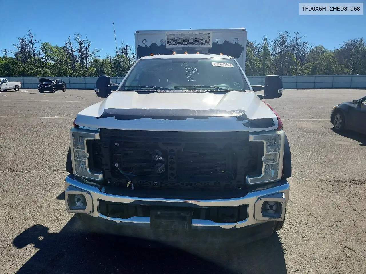 2017 Ford F550 Super Duty VIN: 1FD0X5HT2HED81058 Lot: 57582166