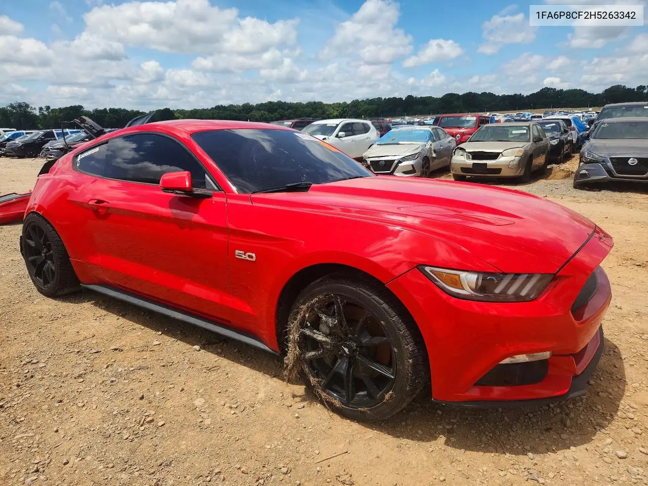 2017 Ford Mustang Gt VIN: 1FA6P8CF2H5263342 Lot: 57750086