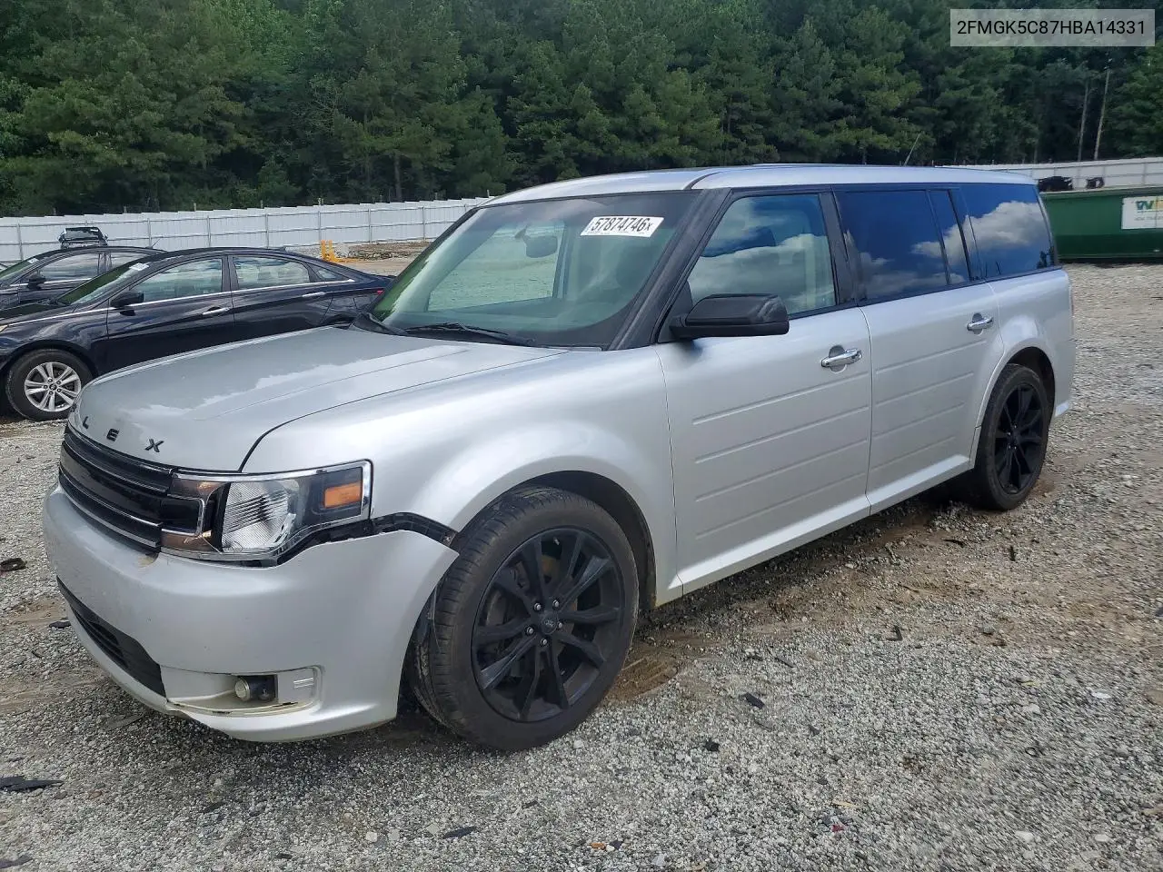 2017 Ford Flex Sel VIN: 2FMGK5C87HBA14331 Lot: 57874746