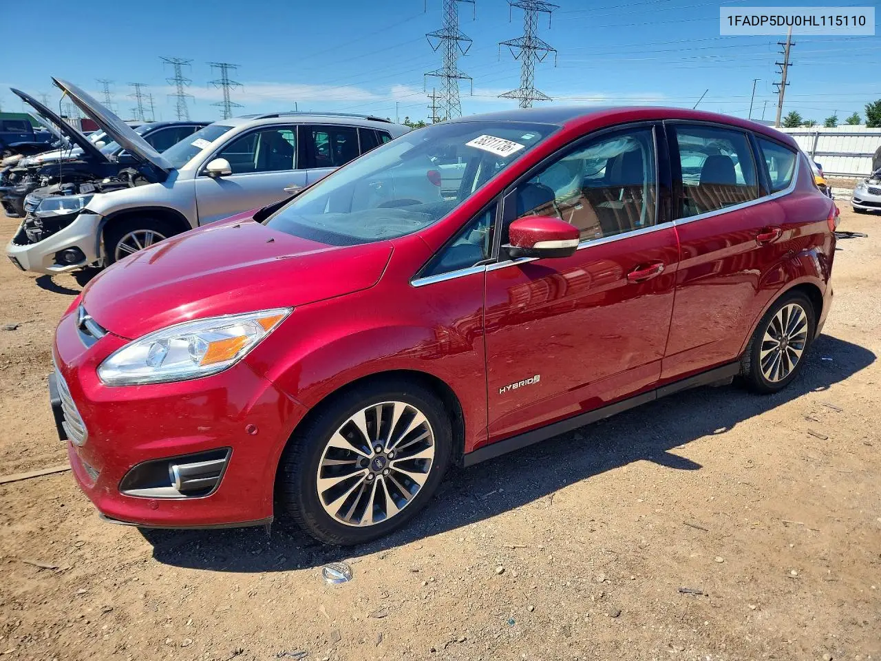 2017 Ford C-Max Titanium VIN: 1FADP5DU0HL115110 Lot: 58311736