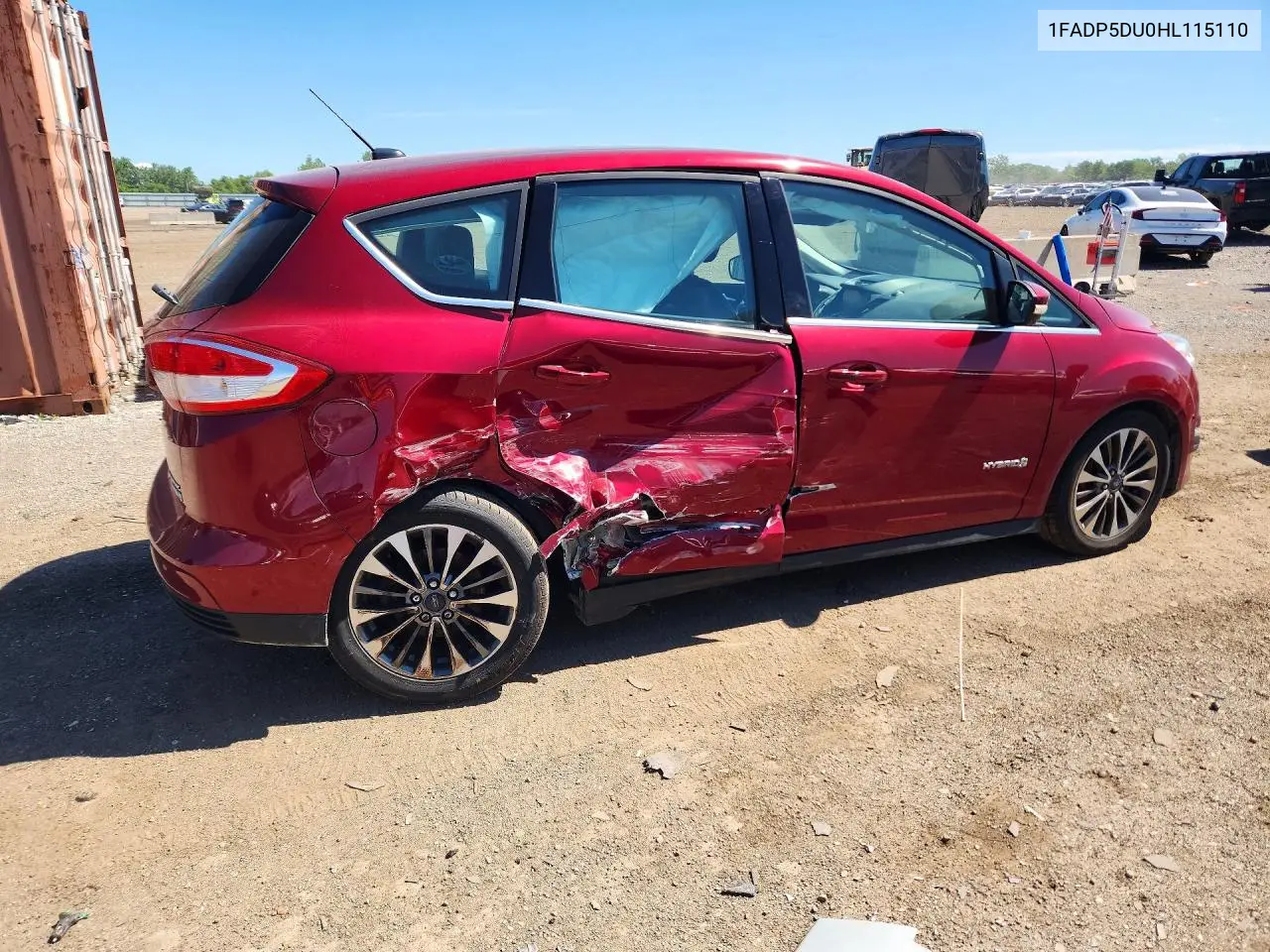 2017 Ford C-Max Titanium VIN: 1FADP5DU0HL115110 Lot: 58311736