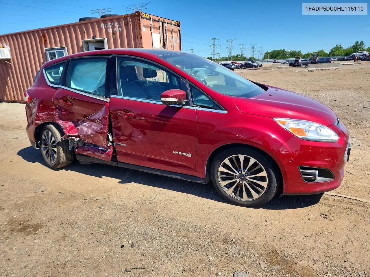 2017 Ford C-Max Titanium VIN: 1FADP5DU0HL115110 Lot: 58311736