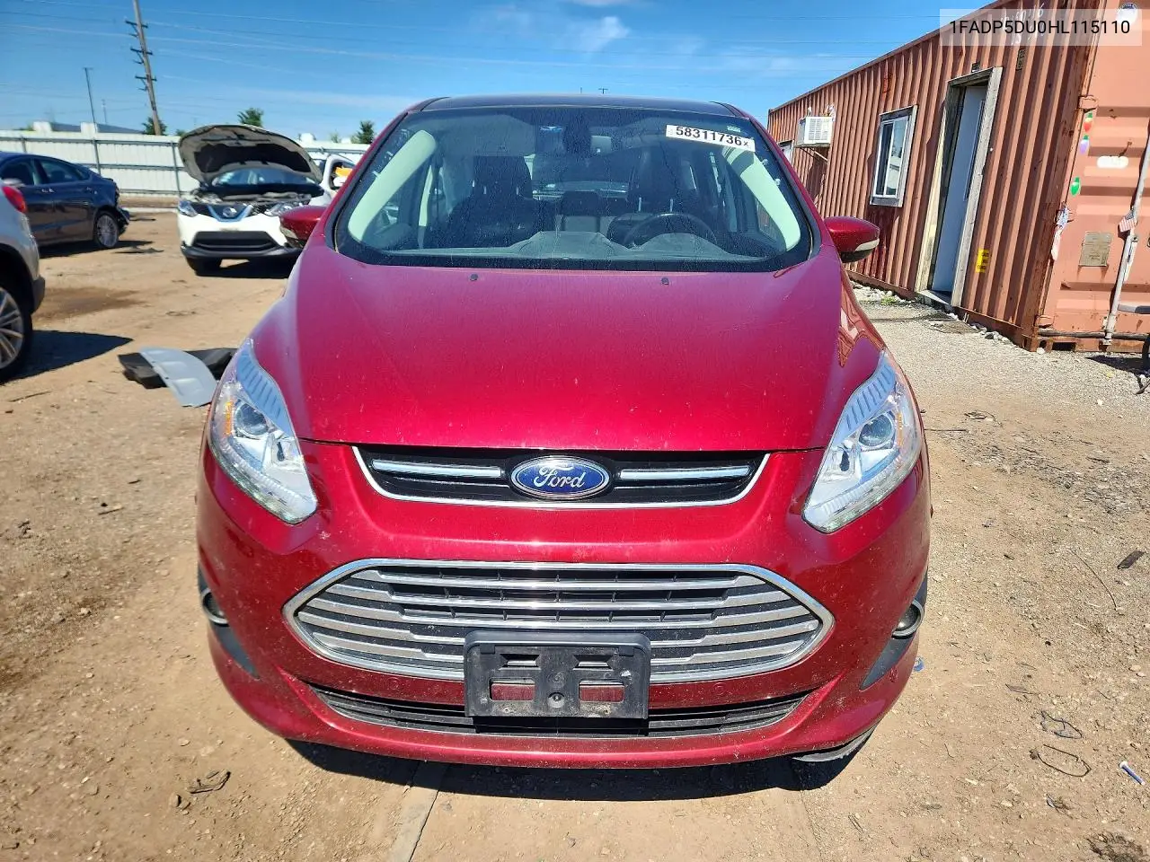 2017 Ford C-Max Titanium VIN: 1FADP5DU0HL115110 Lot: 58311736