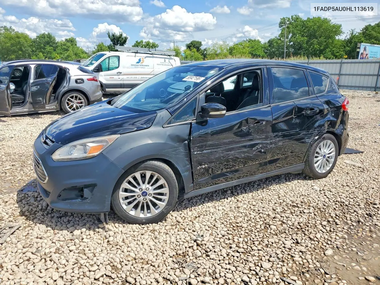 2017 Ford C-Max Se VIN: 1FADP5AU0HL113619 Lot: 58947196