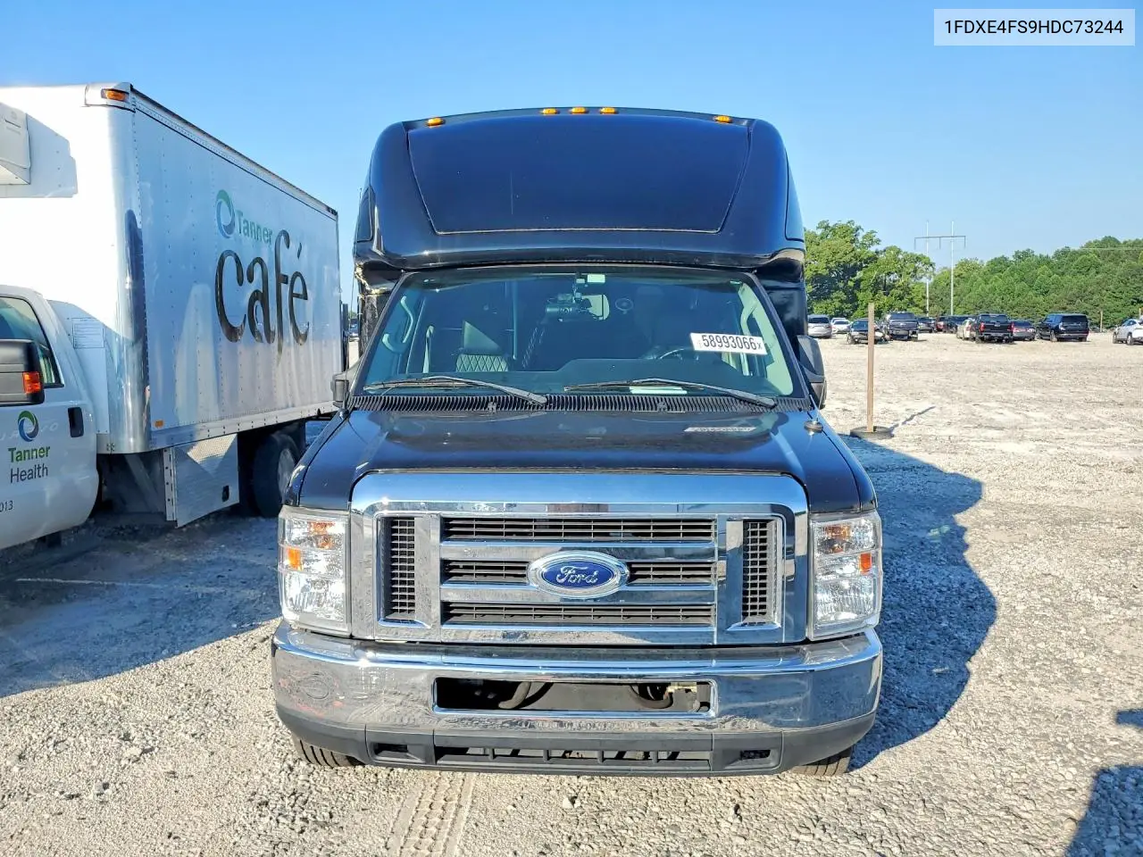 2017 Ford E450 Shuttle Bus VIN: 1FDXE4FS9HDC73244 Lot: 58993066
