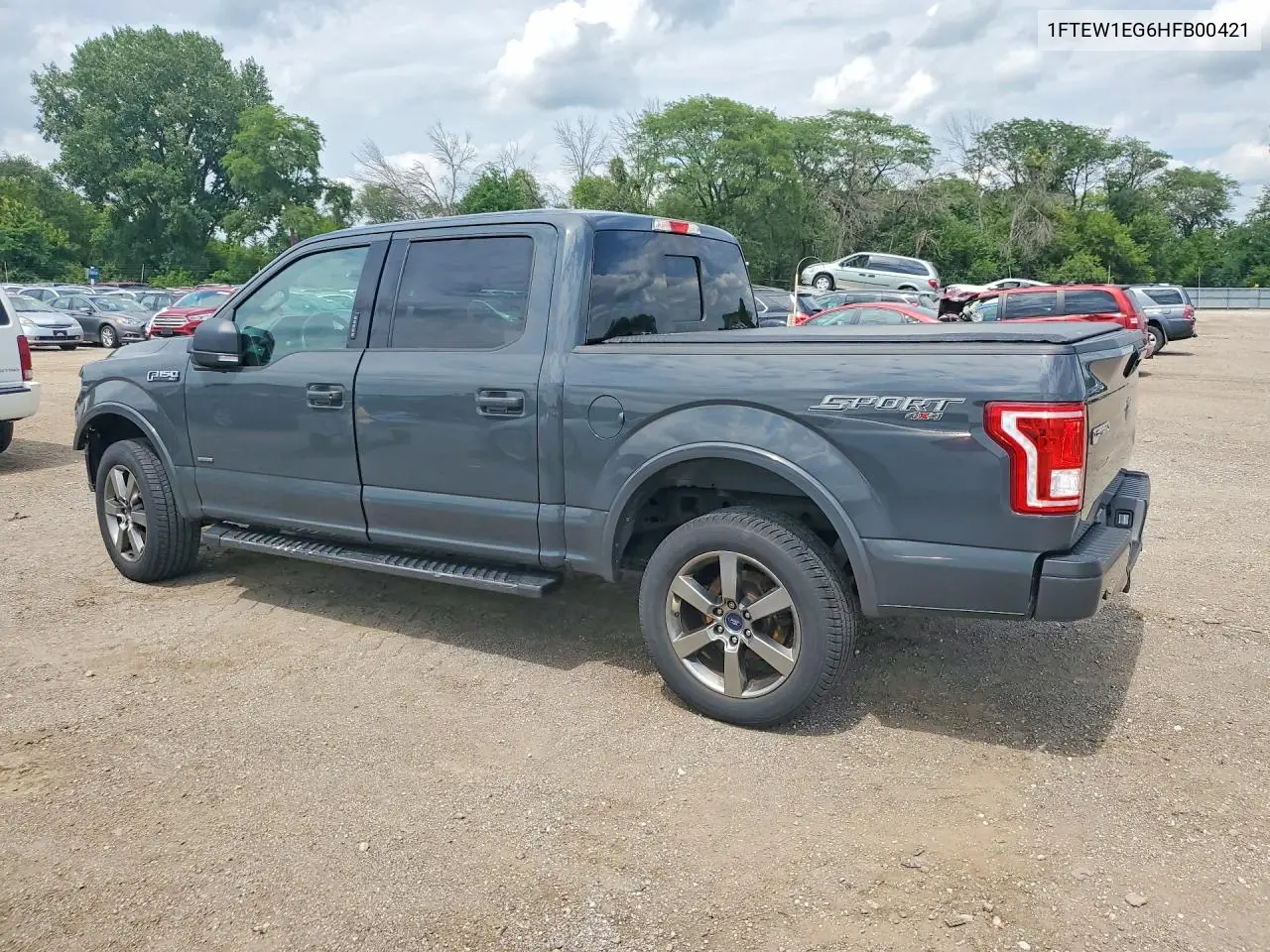 2017 Ford F150 Supercrew VIN: 1FTEW1EG6HFB00421 Lot: 60554816