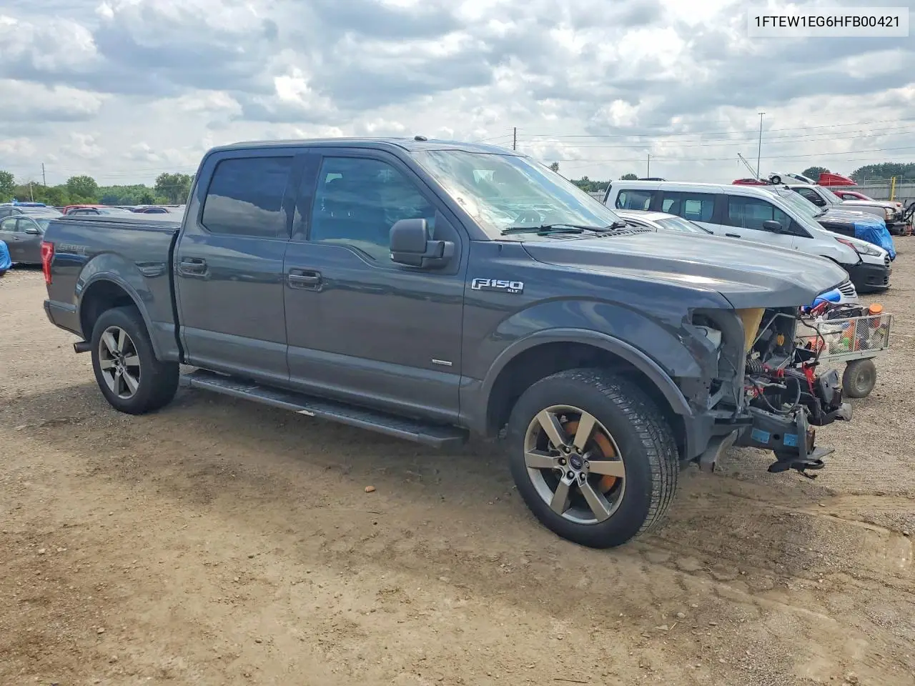 2017 Ford F150 Supercrew VIN: 1FTEW1EG6HFB00421 Lot: 60554816