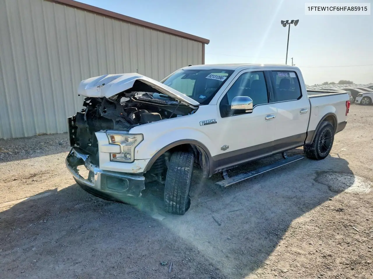 2017 Ford F150 Supercrew VIN: 1FTEW1CF6HFA85915 Lot: 62131266