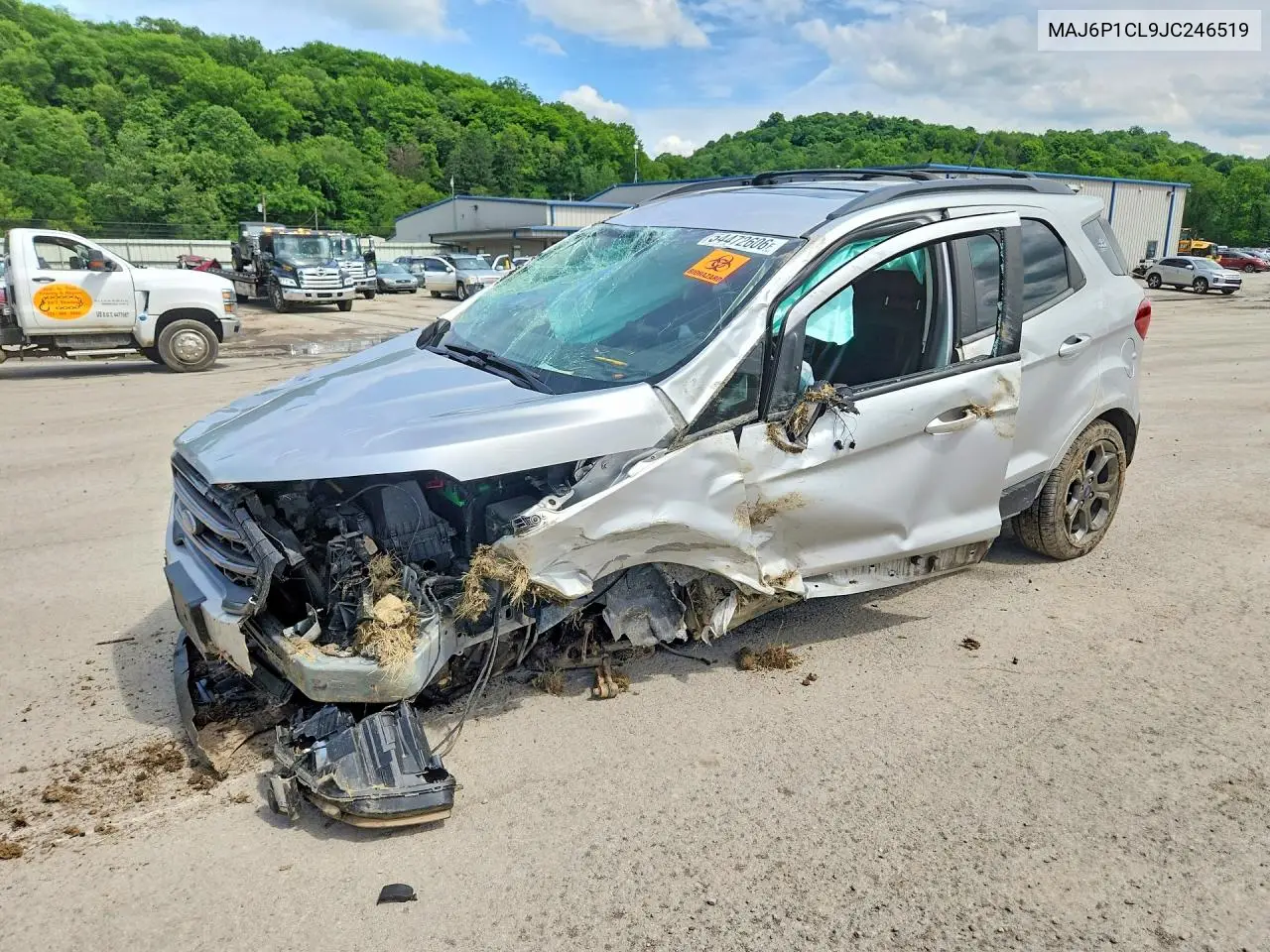 2018 Ford Ecosport Ses VIN: MAJ6P1CL9JC246519 Lot: 54472606