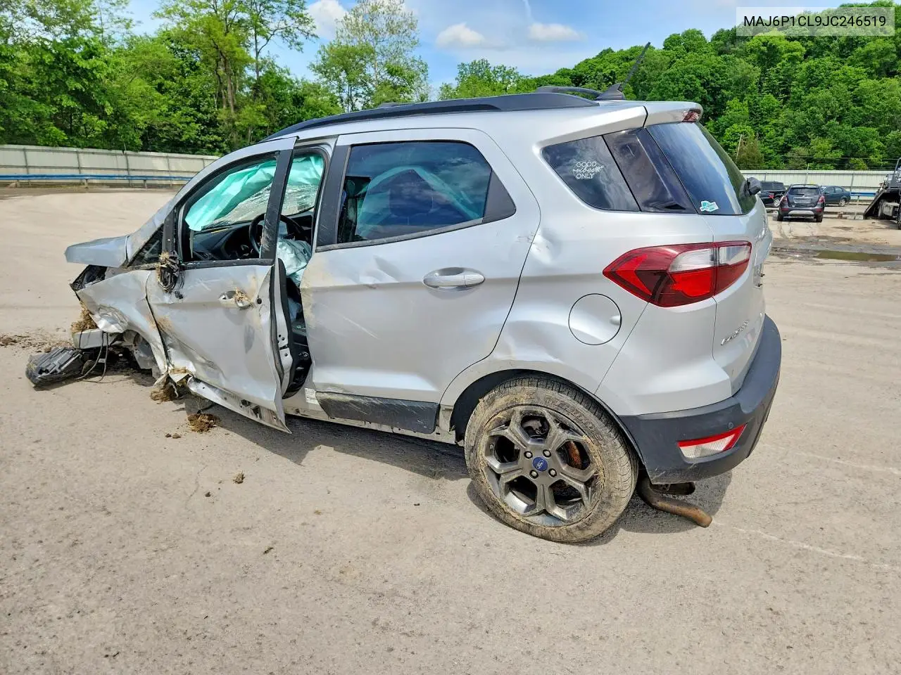 2018 Ford Ecosport Ses VIN: MAJ6P1CL9JC246519 Lot: 54472606