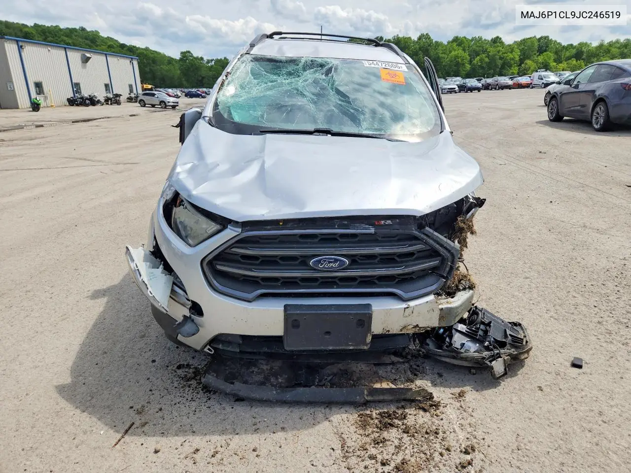2018 Ford Ecosport Ses VIN: MAJ6P1CL9JC246519 Lot: 54472606