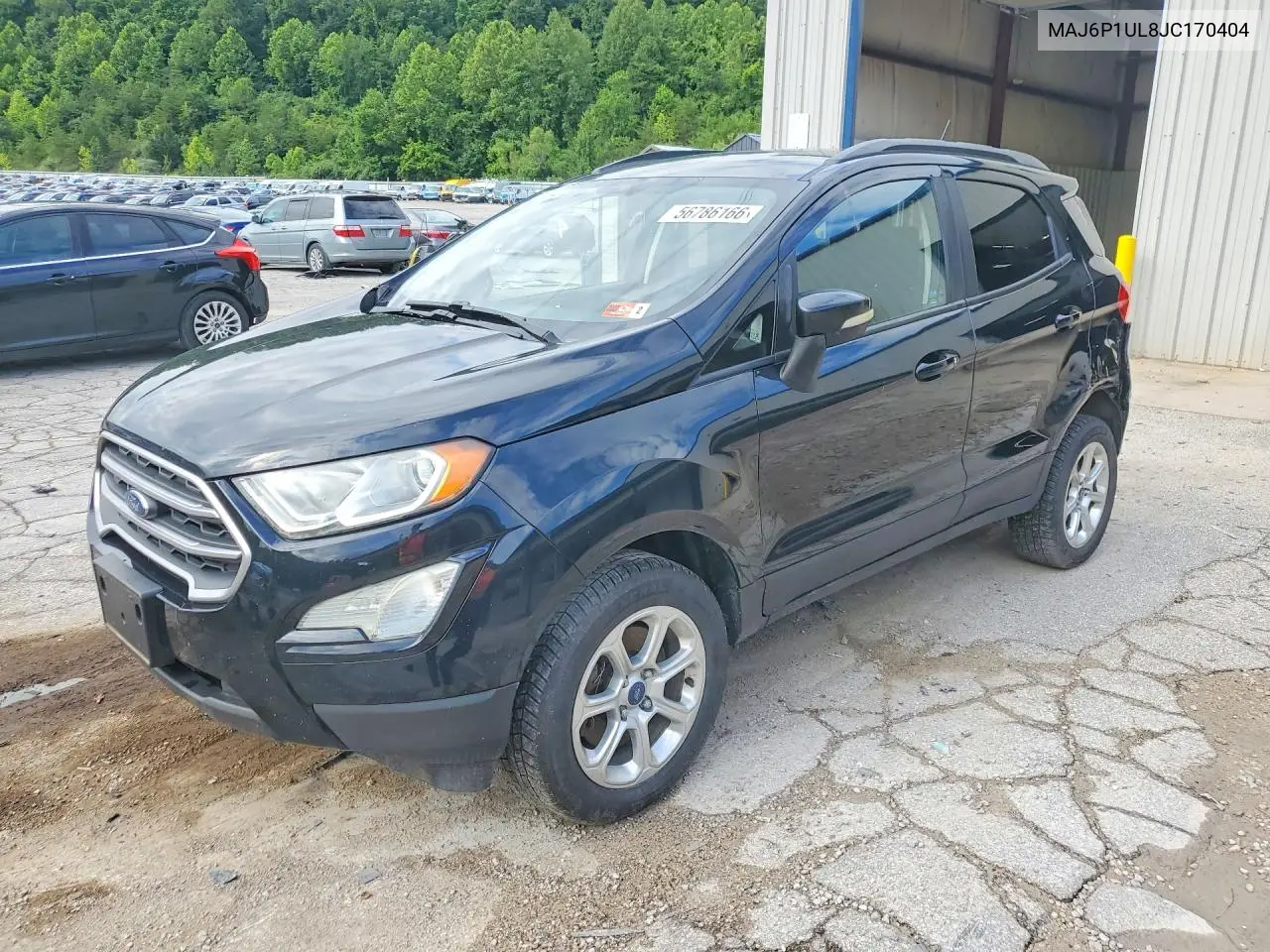 2018 Ford Ecosport Se VIN: MAJ6P1UL8JC170404 Lot: 56786166