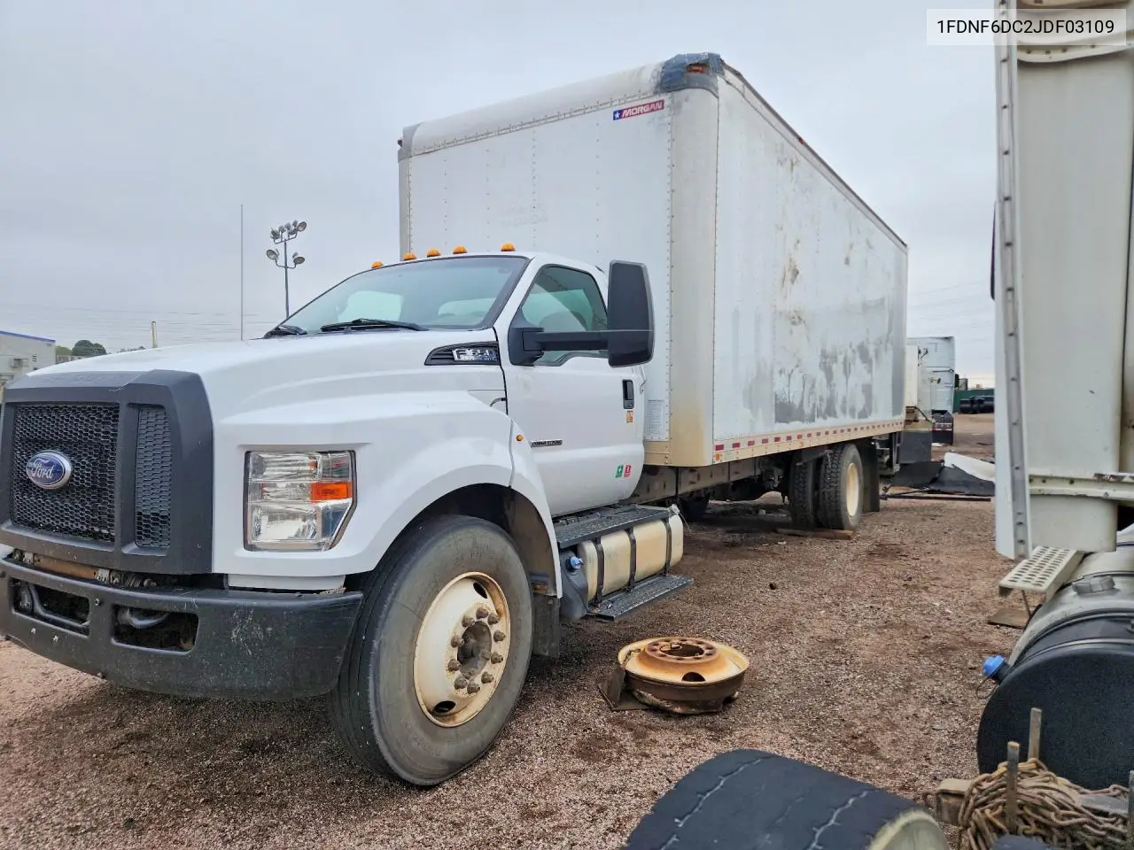 2018 Ford F650 Super - Box Truck VIN: 1FDNF6DC2JDF03109 Lot: 56894256