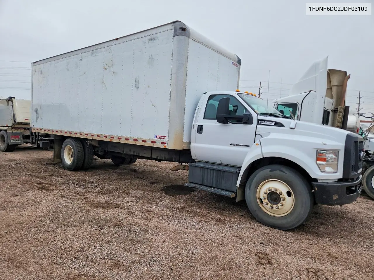 2018 Ford F650 Super - Box Truck VIN: 1FDNF6DC2JDF03109 Lot: 56894256