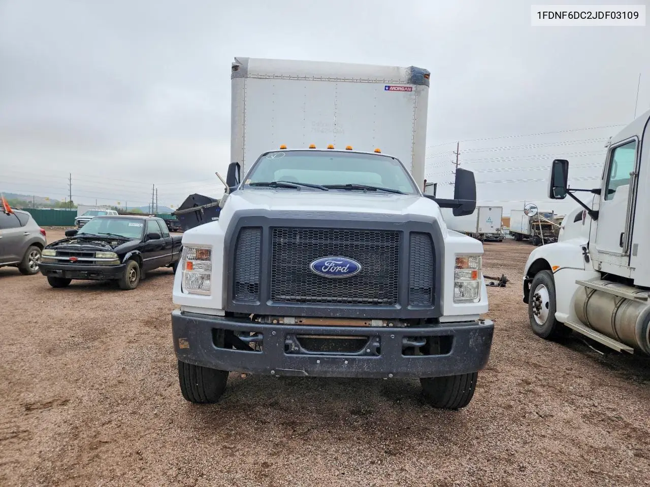 2018 Ford F650 Super - Box Truck VIN: 1FDNF6DC2JDF03109 Lot: 56894256