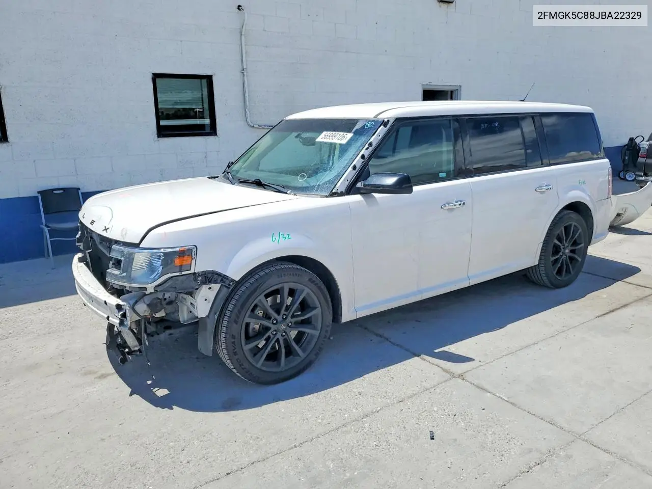 2018 Ford Flex Sel VIN: 2FMGK5C88JBA22329 Lot: 56999106