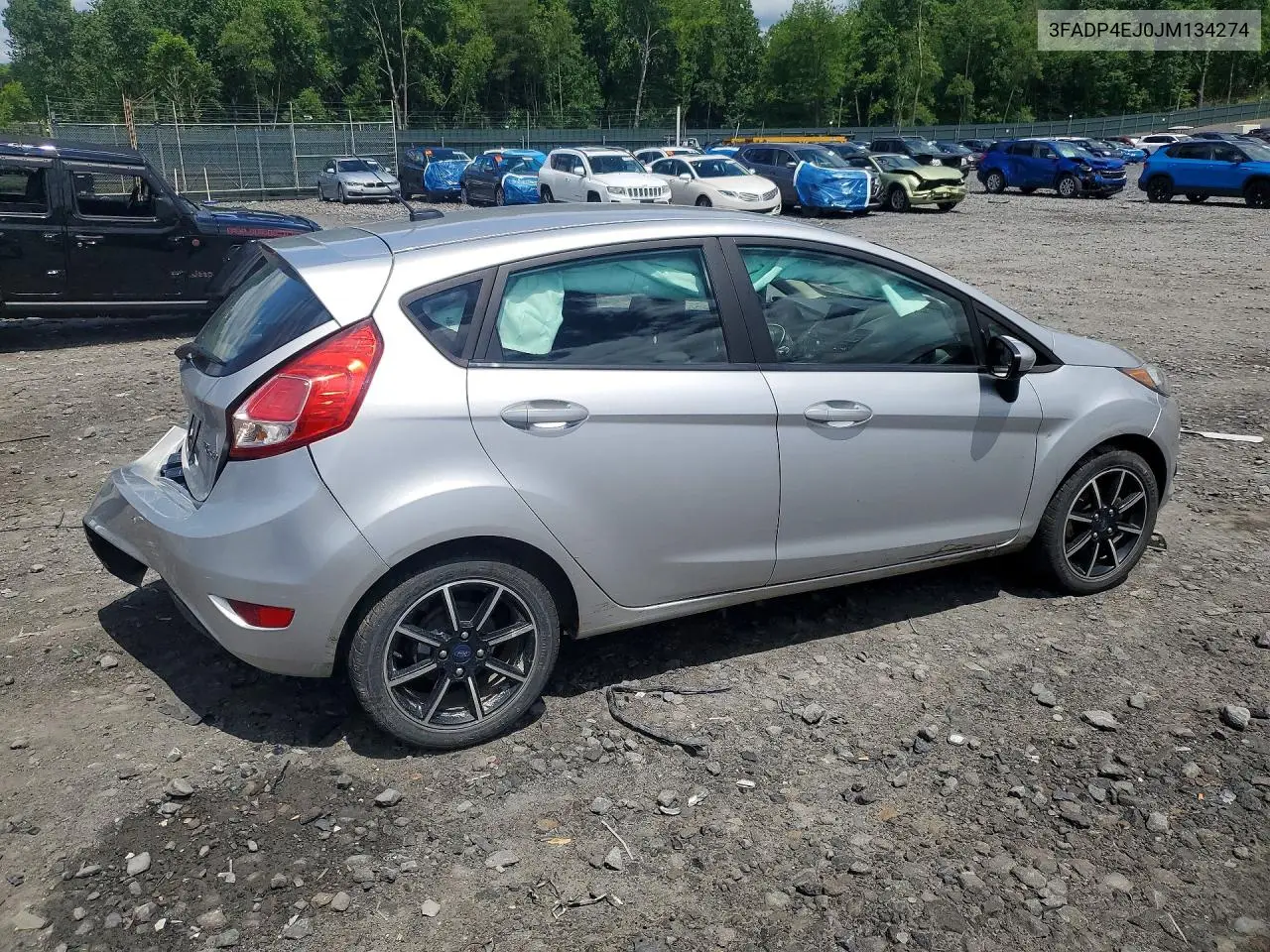 2018 Ford Fiesta Se VIN: 3FADP4EJ0JM134274 Lot: 57428796