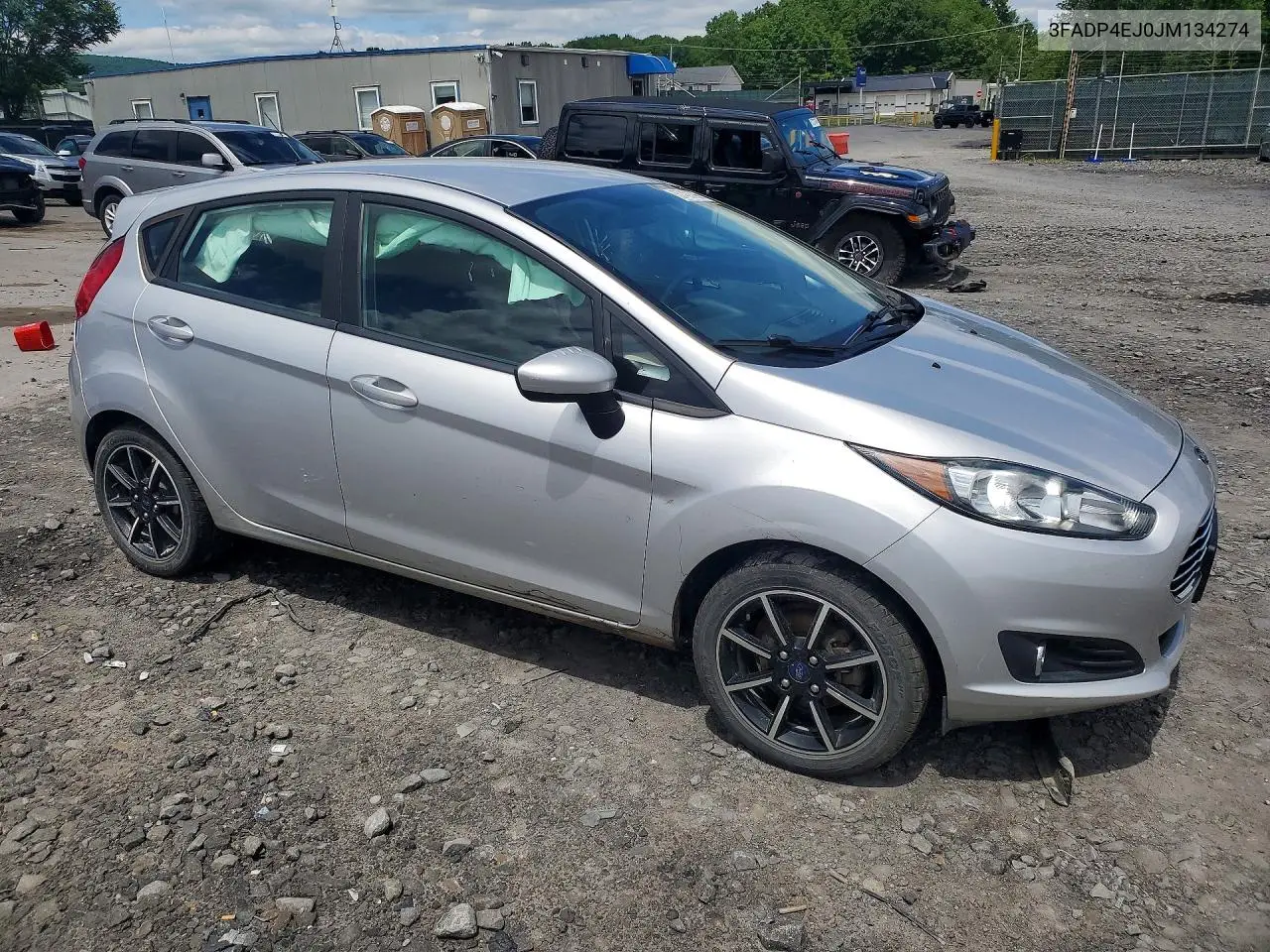 2018 Ford Fiesta Se VIN: 3FADP4EJ0JM134274 Lot: 57428796