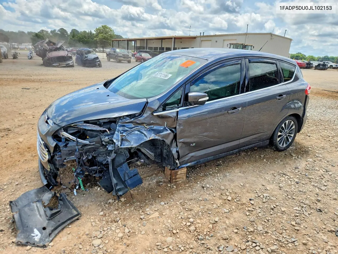 2018 Ford C-Max Titanium VIN: 1FADP5DU0JL102153 Lot: 57712196