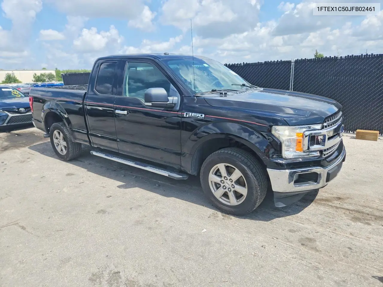 2018 Ford F150 Super Cab VIN: 1FTEX1C50JFB02461 Lot: 58159046