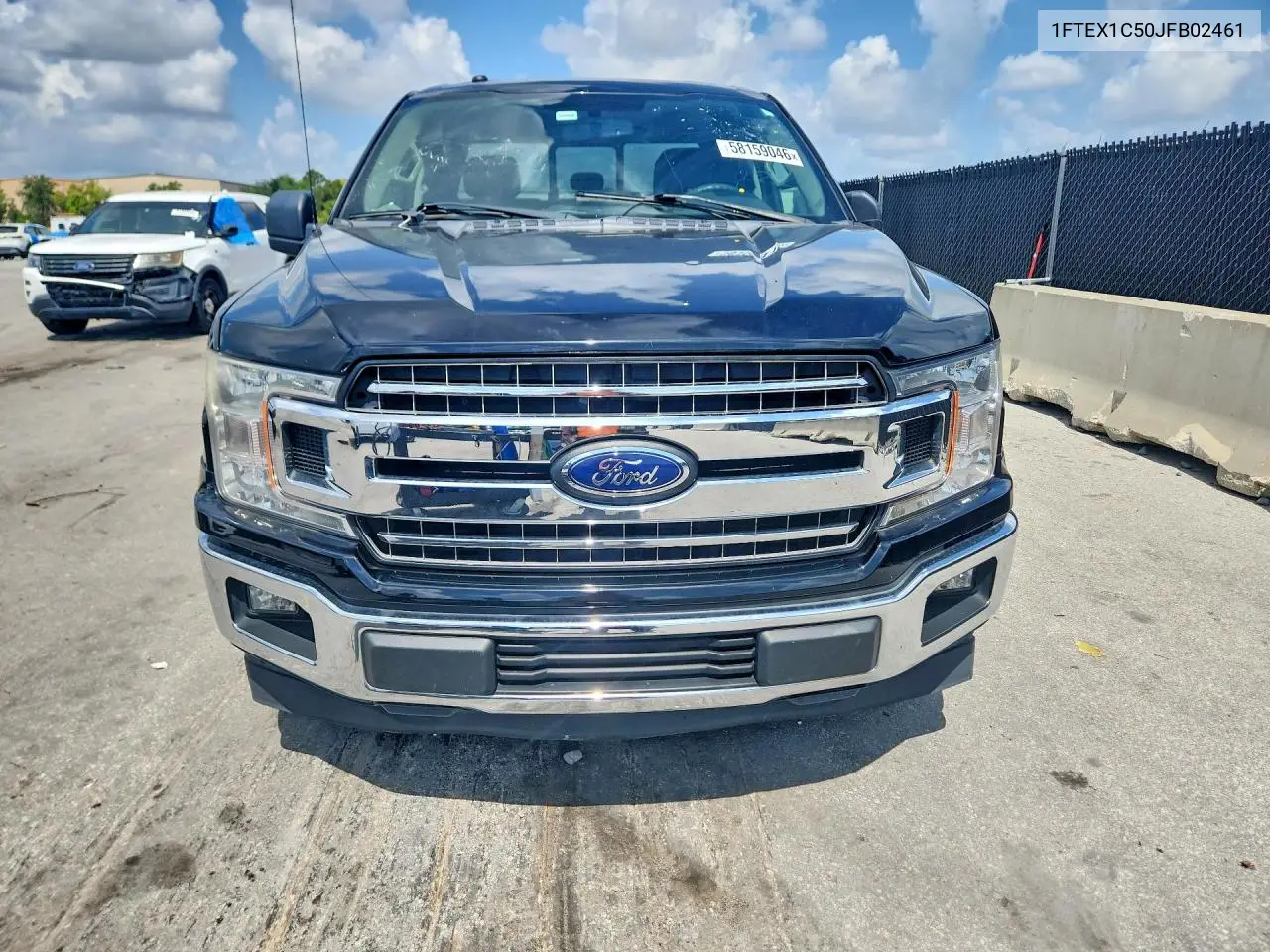 2018 Ford F150 Super Cab VIN: 1FTEX1C50JFB02461 Lot: 58159046