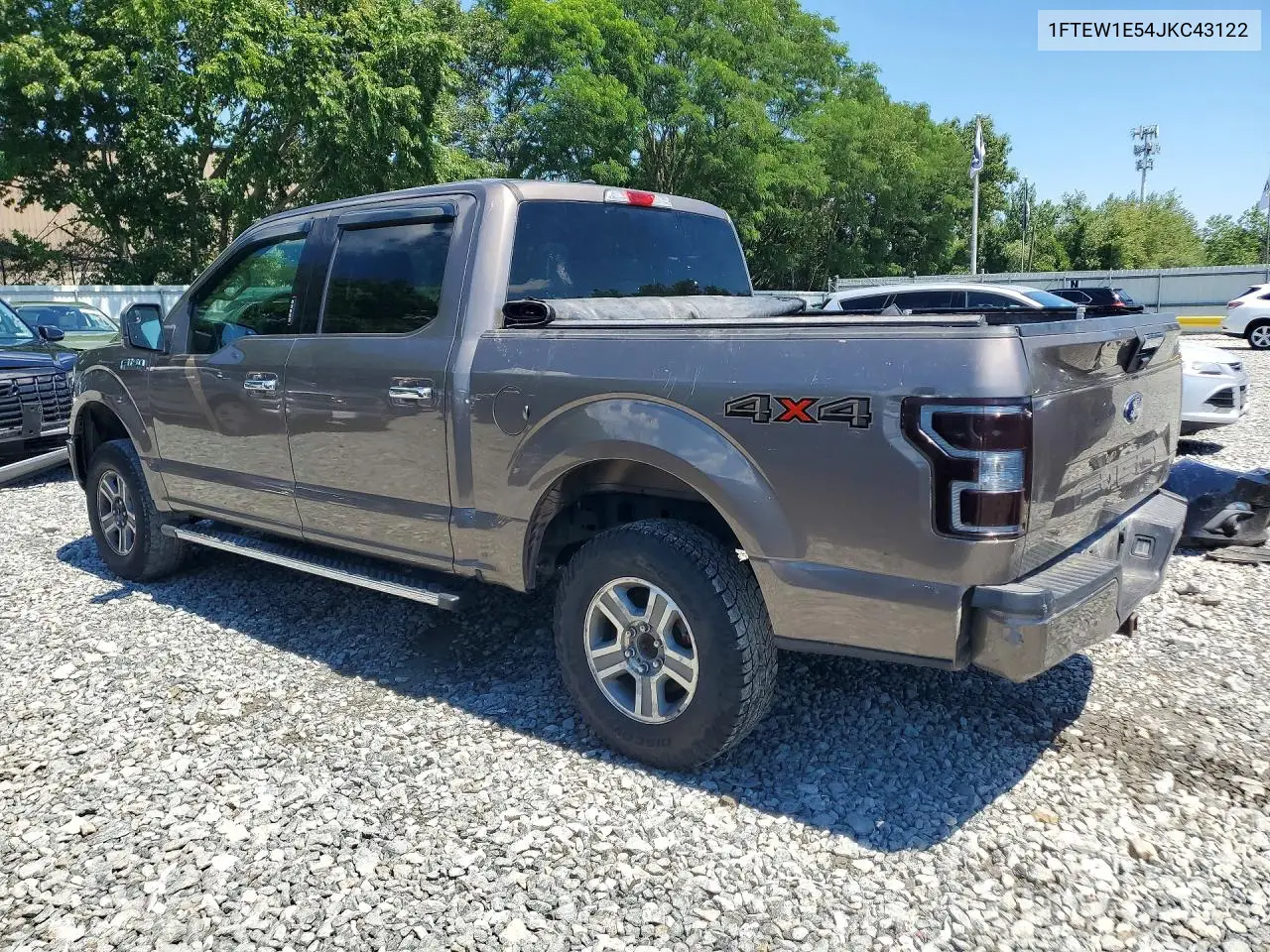 2018 Ford F150 Supercrew VIN: 1FTEW1E54JKC43122 Lot: 58414456