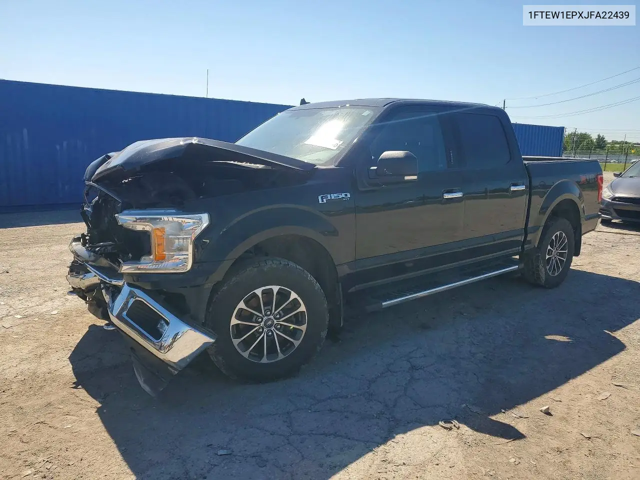 2018 Ford F150 Supercrew VIN: 1FTEW1EPXJFA22439 Lot: 58447646