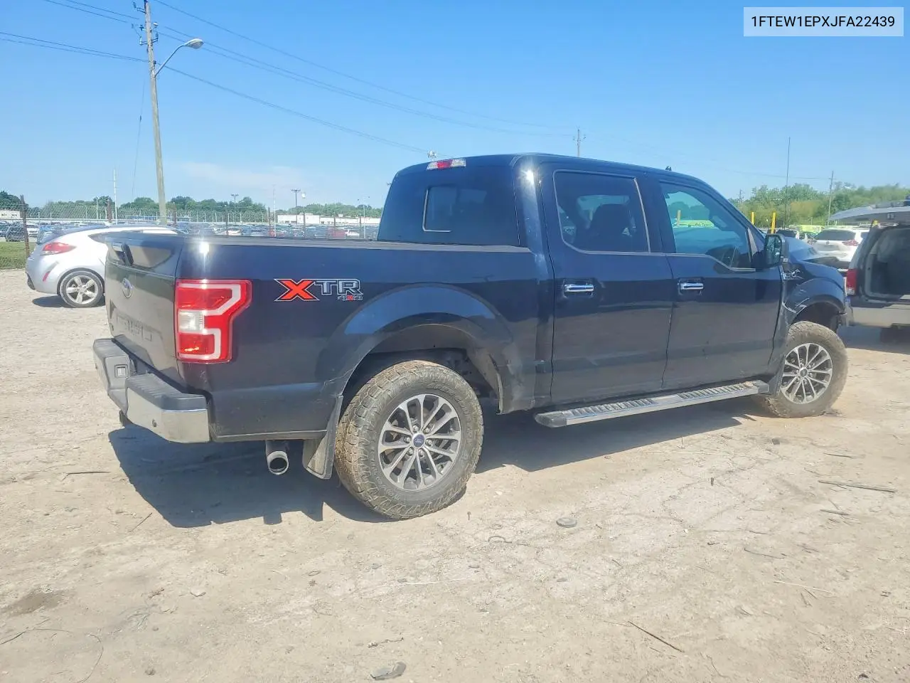 2018 Ford F150 Supercrew VIN: 1FTEW1EPXJFA22439 Lot: 58447646