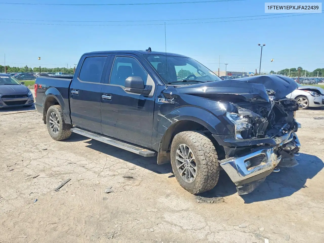 2018 Ford F150 Supercrew VIN: 1FTEW1EPXJFA22439 Lot: 58447646