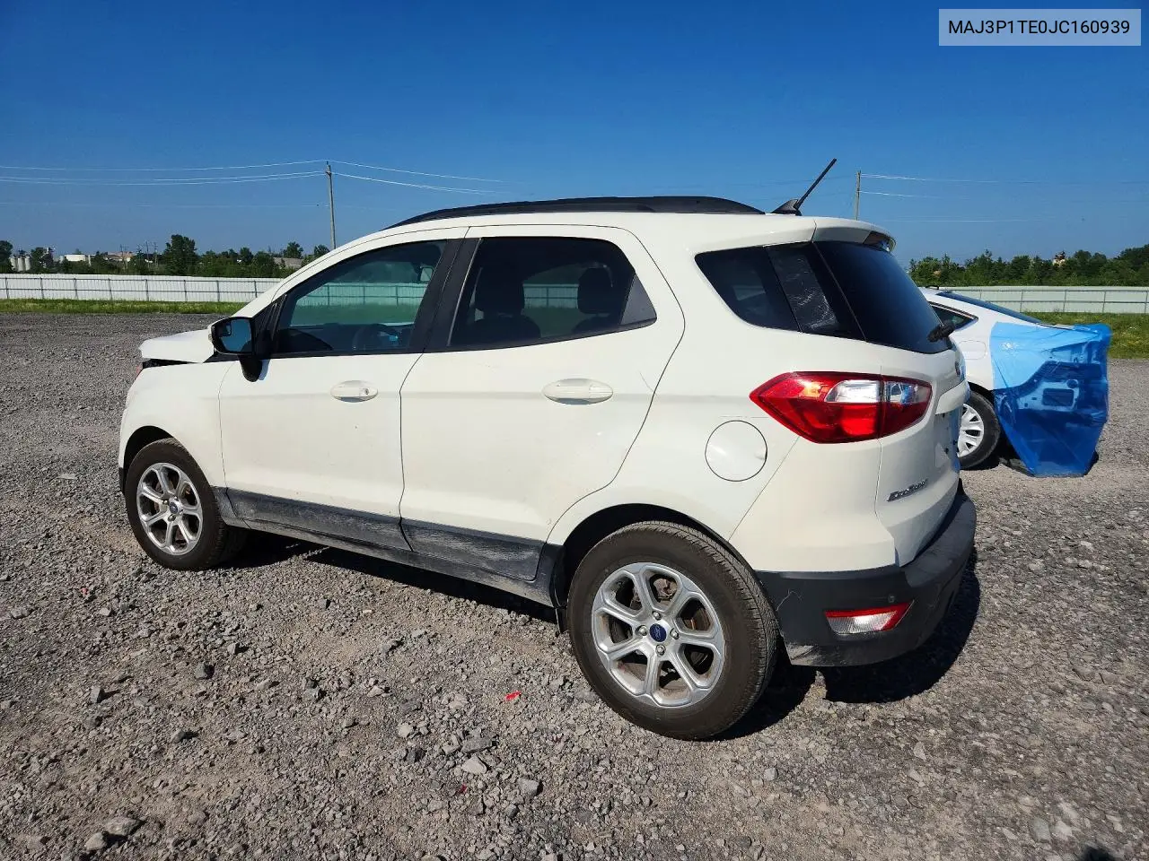 2018 Ford Ecosport Se VIN: MAJ3P1TE0JC160939 Lot: 58700416