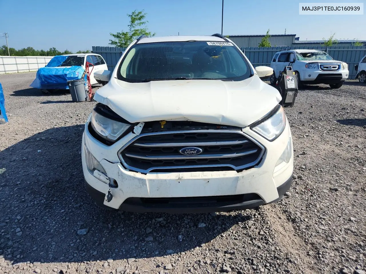 2018 Ford Ecosport Se VIN: MAJ3P1TE0JC160939 Lot: 58700416
